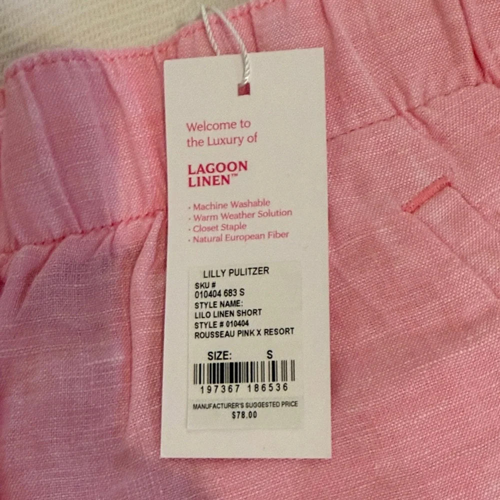 Lilly Pulitzer Light Pink Women's Shorts - Picture 2 of 2